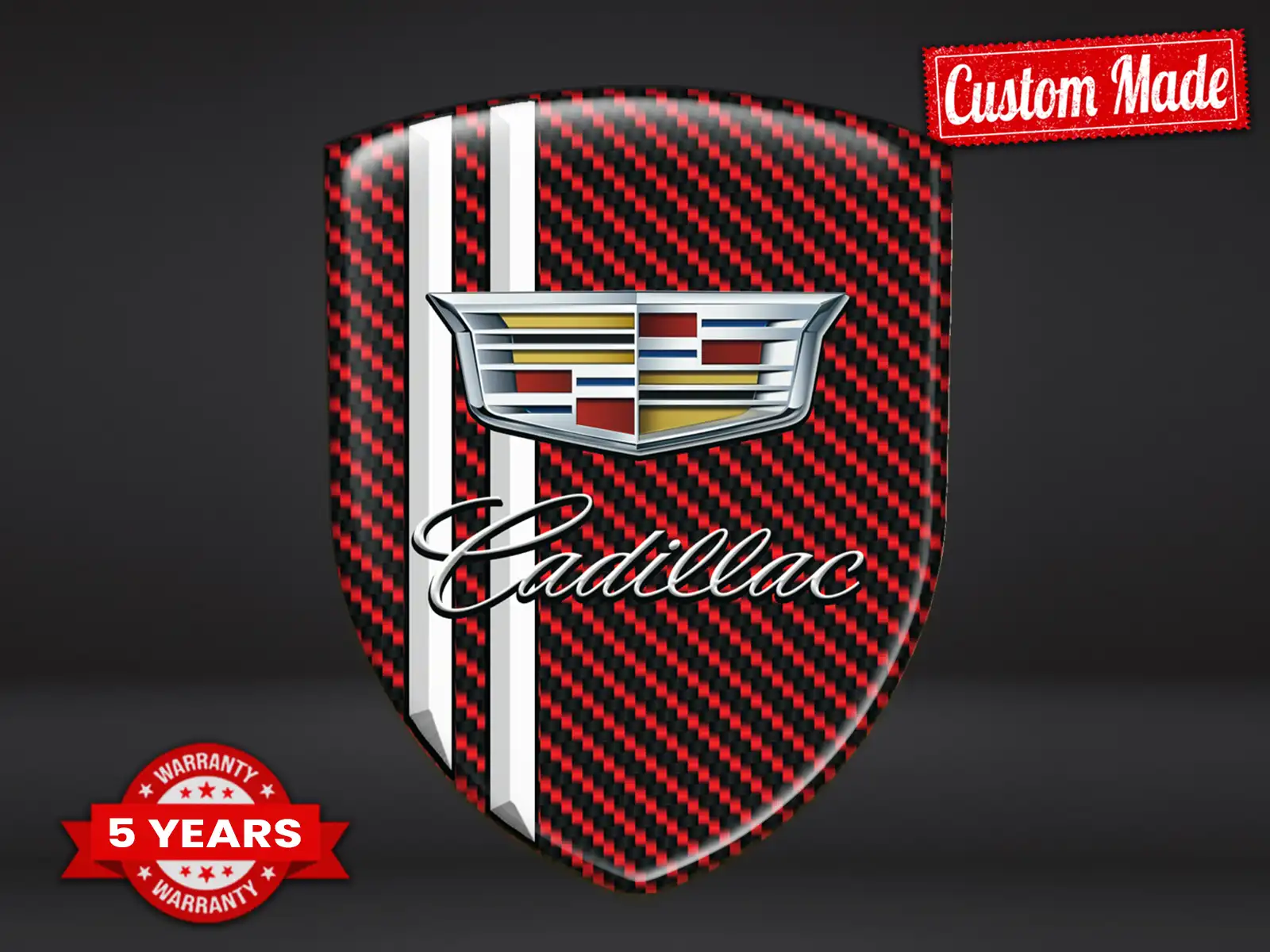 Cadillac Vinilos Tuning Auto Estilo Premium Cúpula Drift Lujo